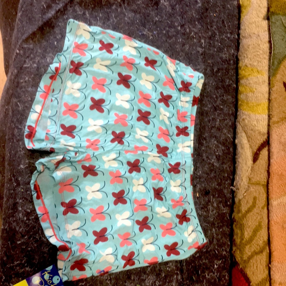 Adult sleeper shorts; bamboo + spandex super comfy